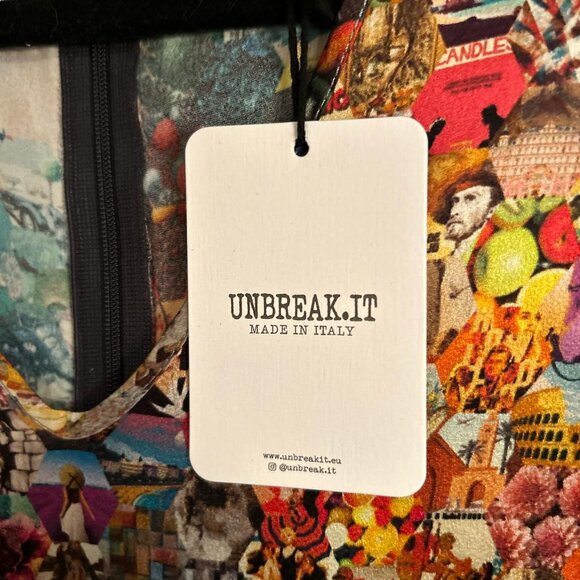 Unbreak It Women's Multicolor Short Sleeve The Look Print Ary Dress Size XS - Picture 4 of 4